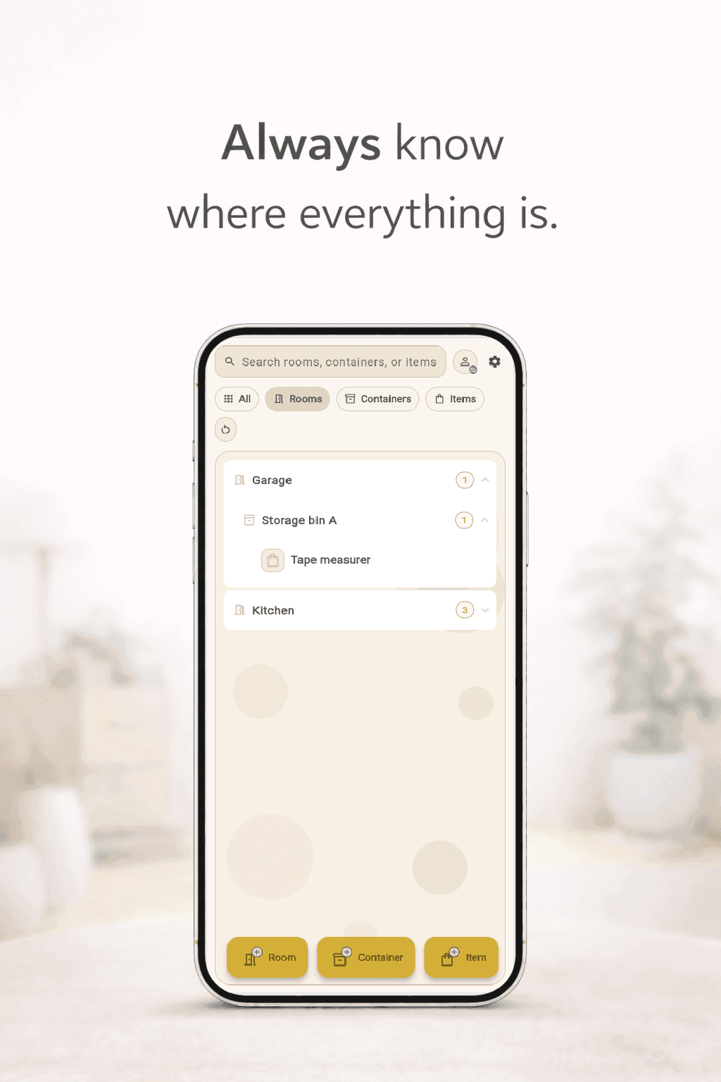 Screenshot 1 of ZenStow: Home Inventory