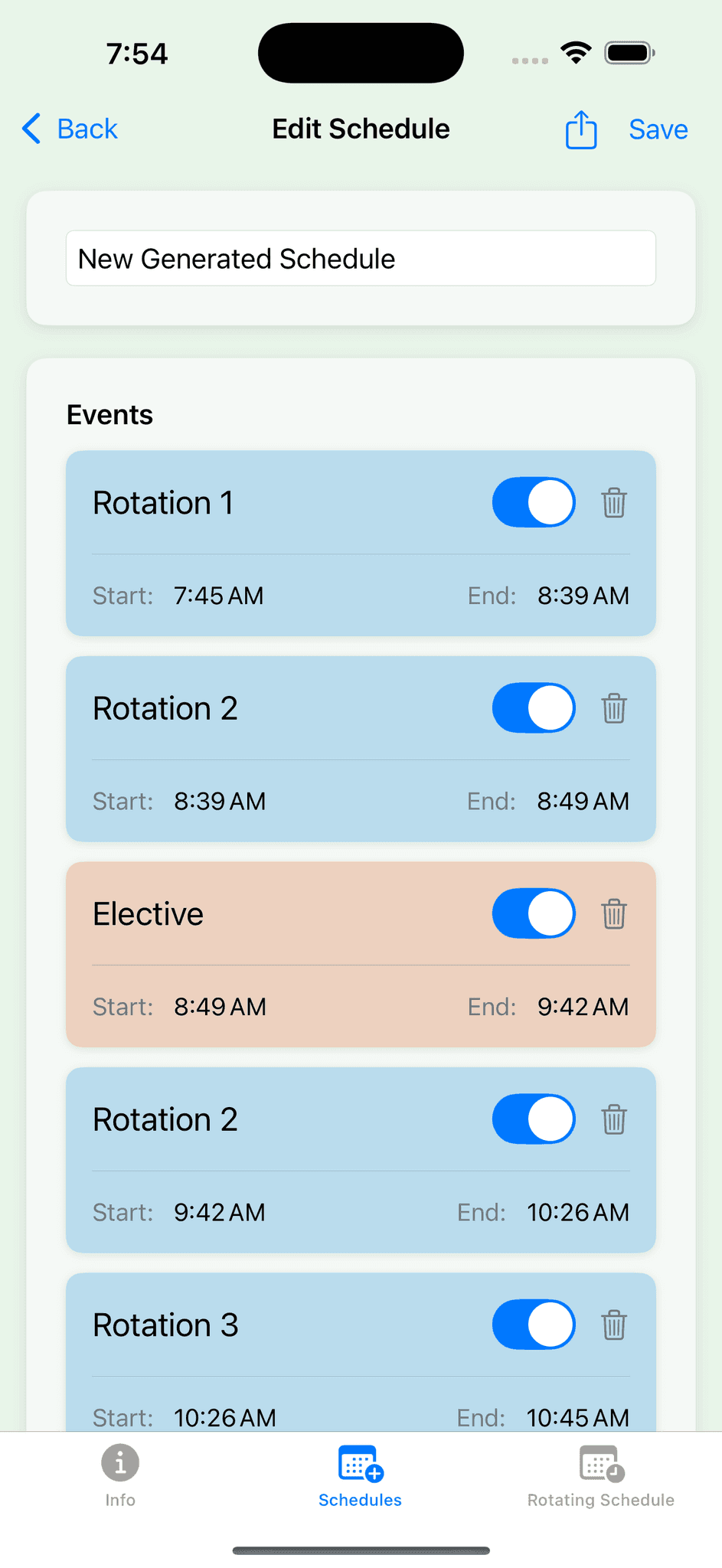 Screenshot 3 of iSchedulEDU