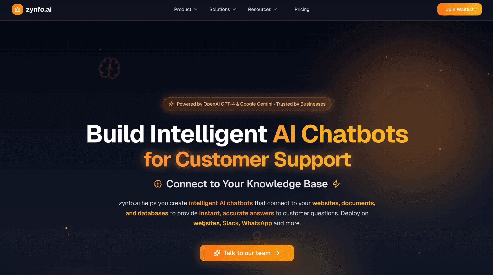 Screenshot 8 of ZynfoAI - Build AI Chatbots for Customer
