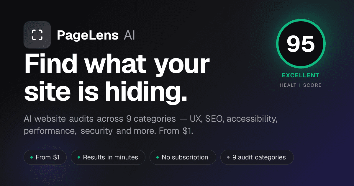 Screenshot 1 of PageLens AI