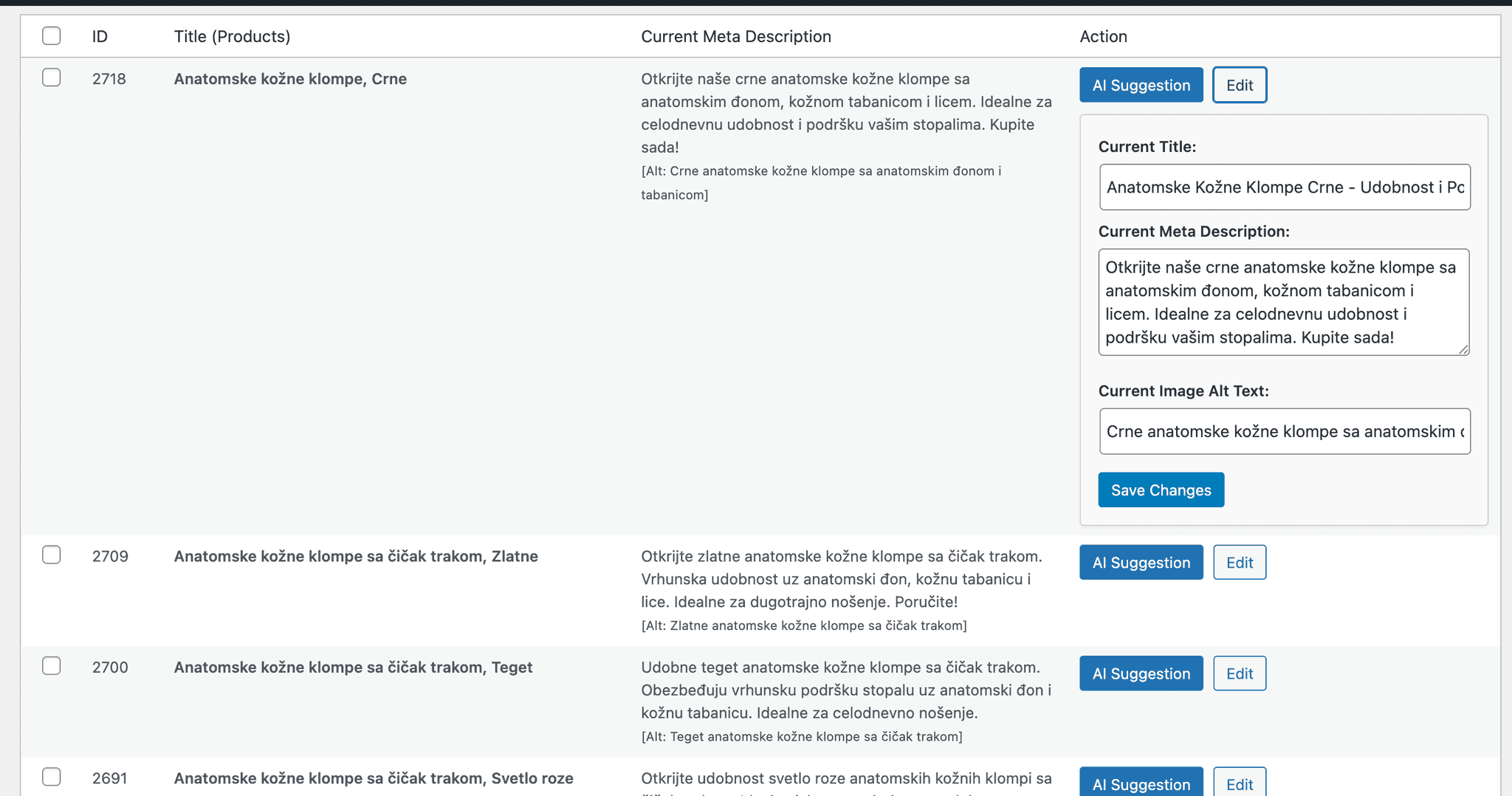 Screenshot 3 of WordPress SEO - AI Bulk Meta Tags