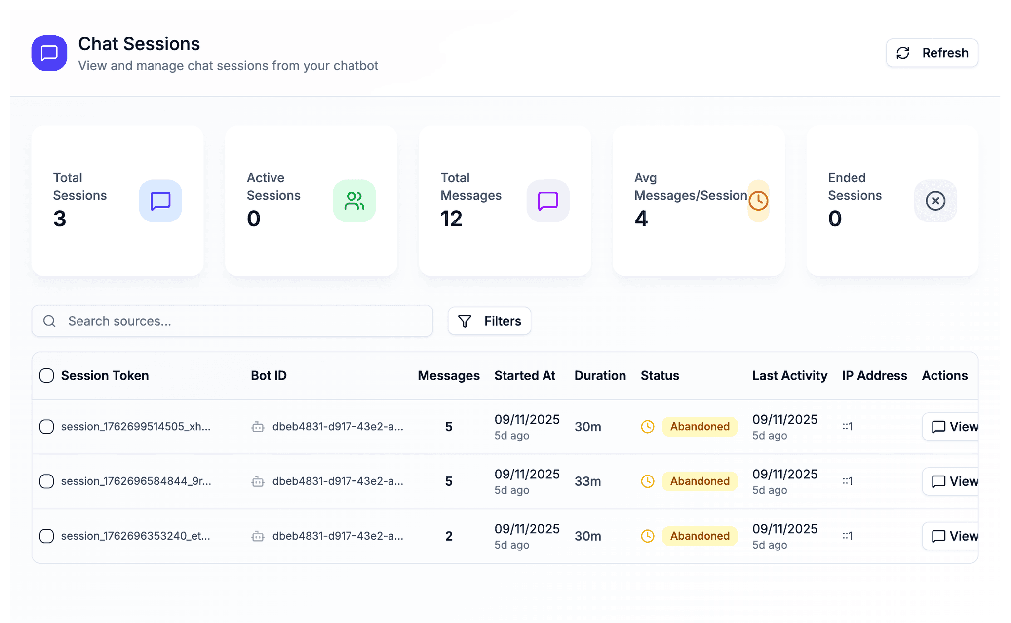 Screenshot 1 of ZynfoAI - Build AI Chatbots for Customer