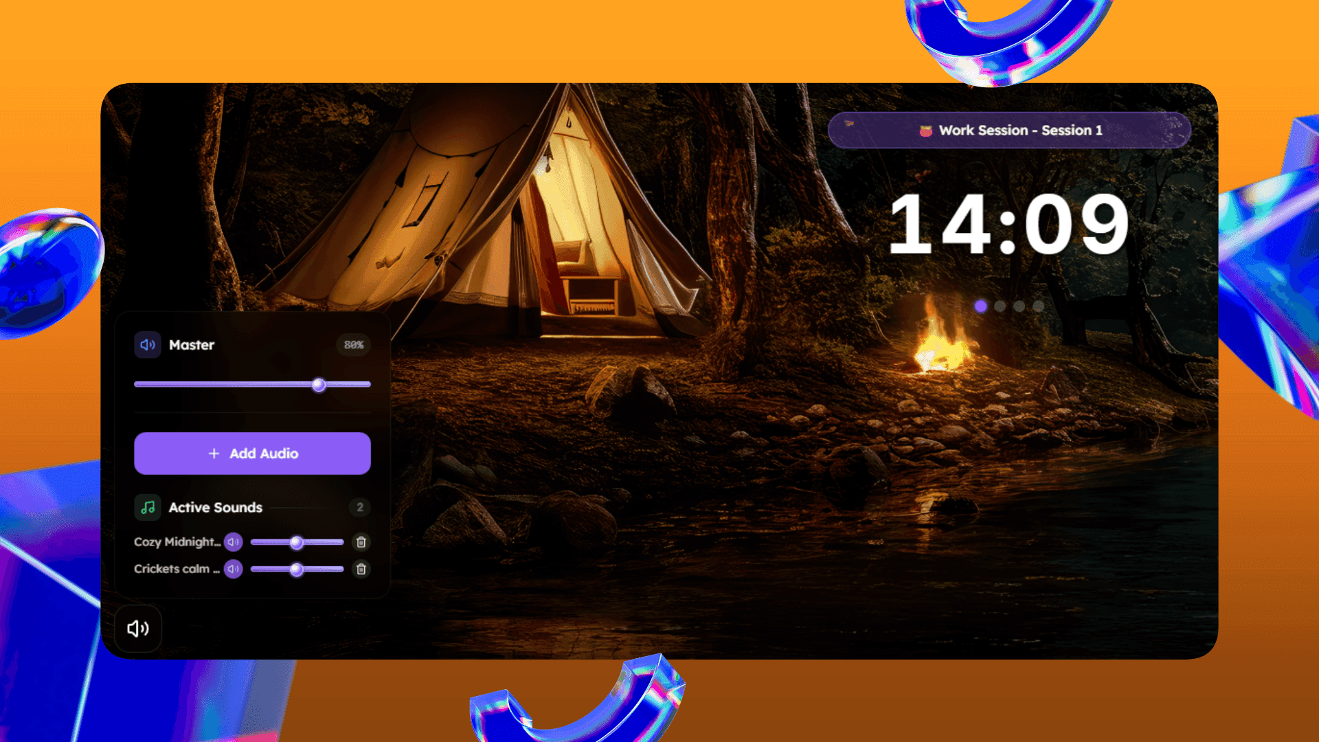 Screenshot 4 of SootheScreen: Relaxing Ambient Sounds