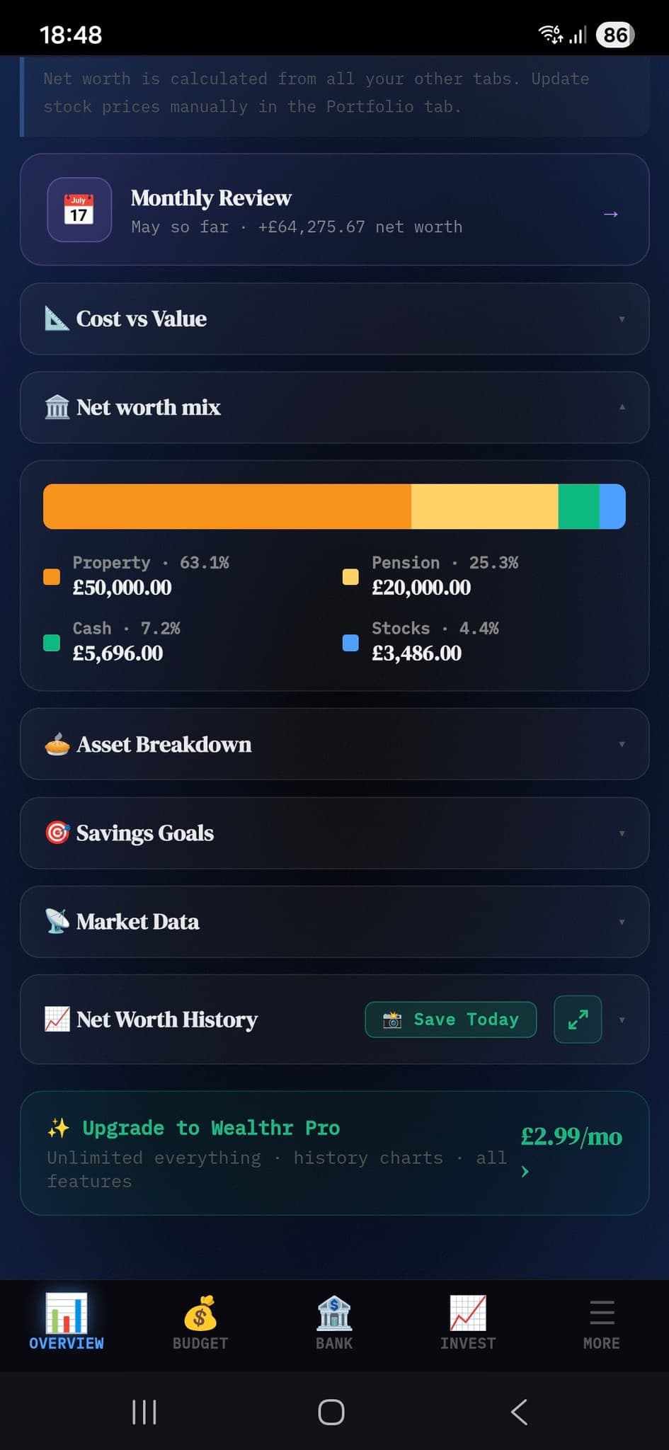 Screenshot 2 of Wealthr