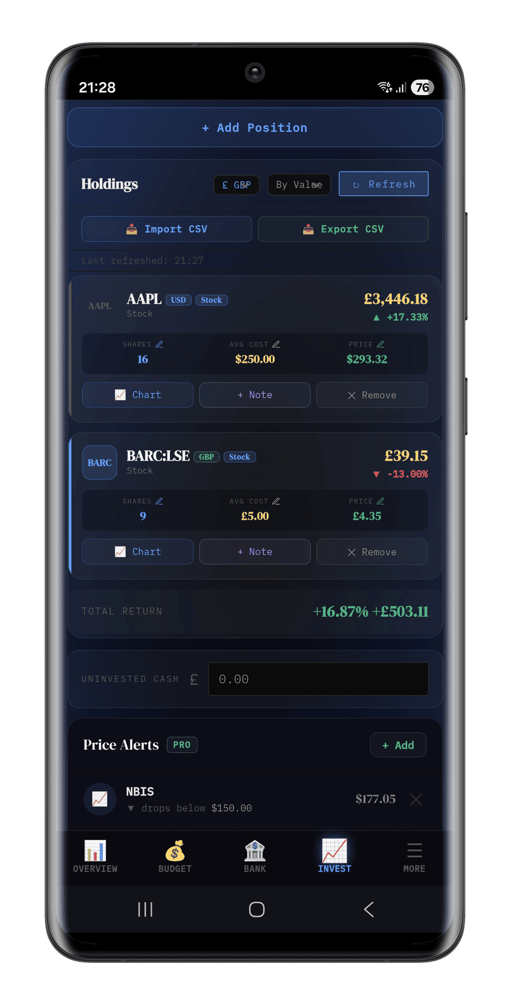 Screenshot 5 of Wealthr