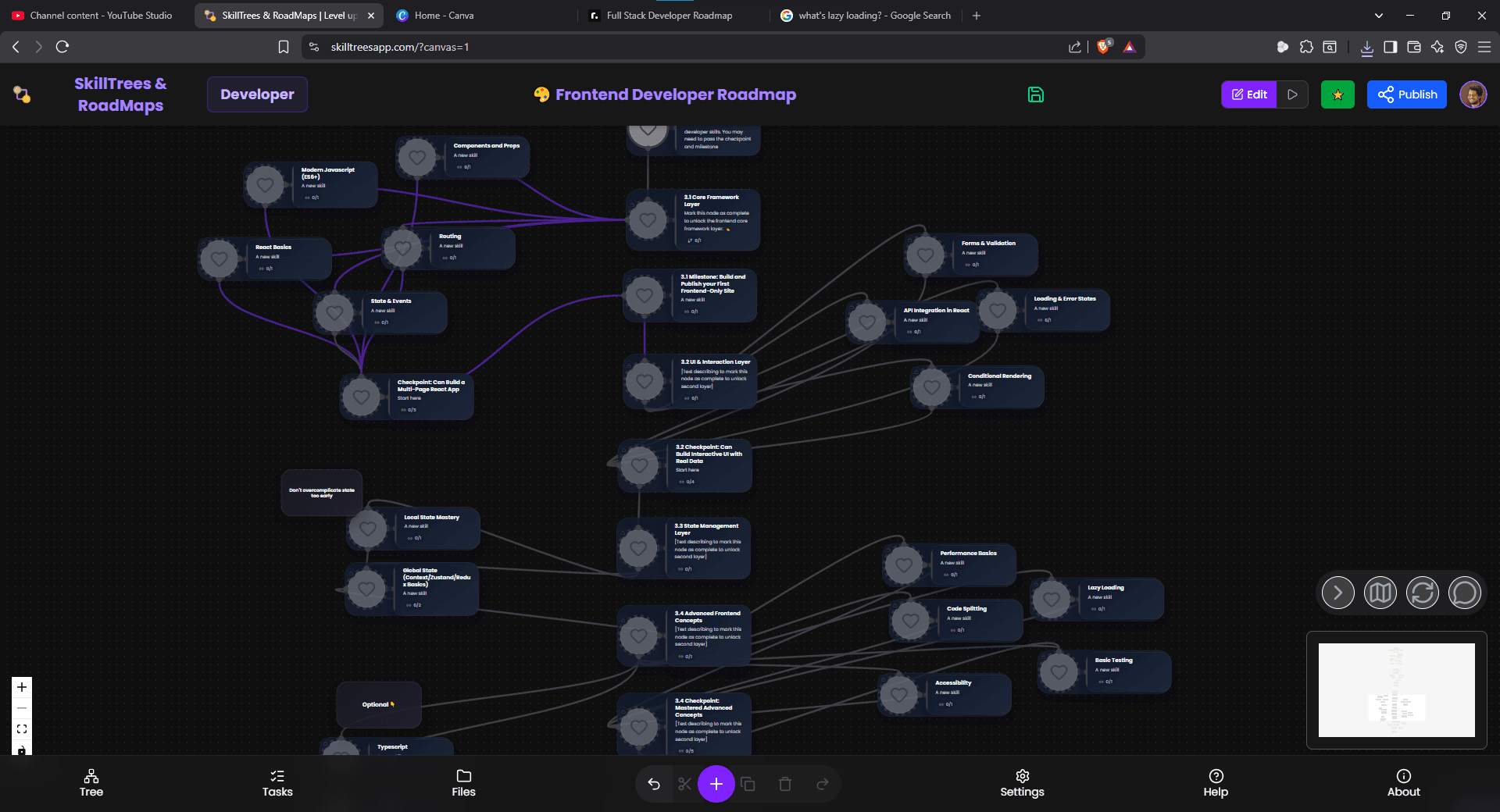 Screenshot 3 of SkillTrees & RoadMaps