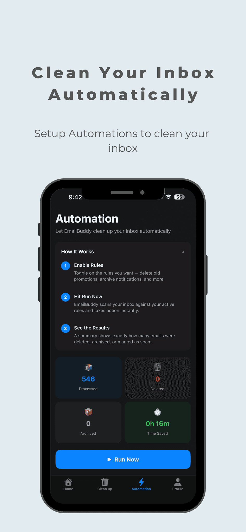 Screenshot 1 of EmailBuddy