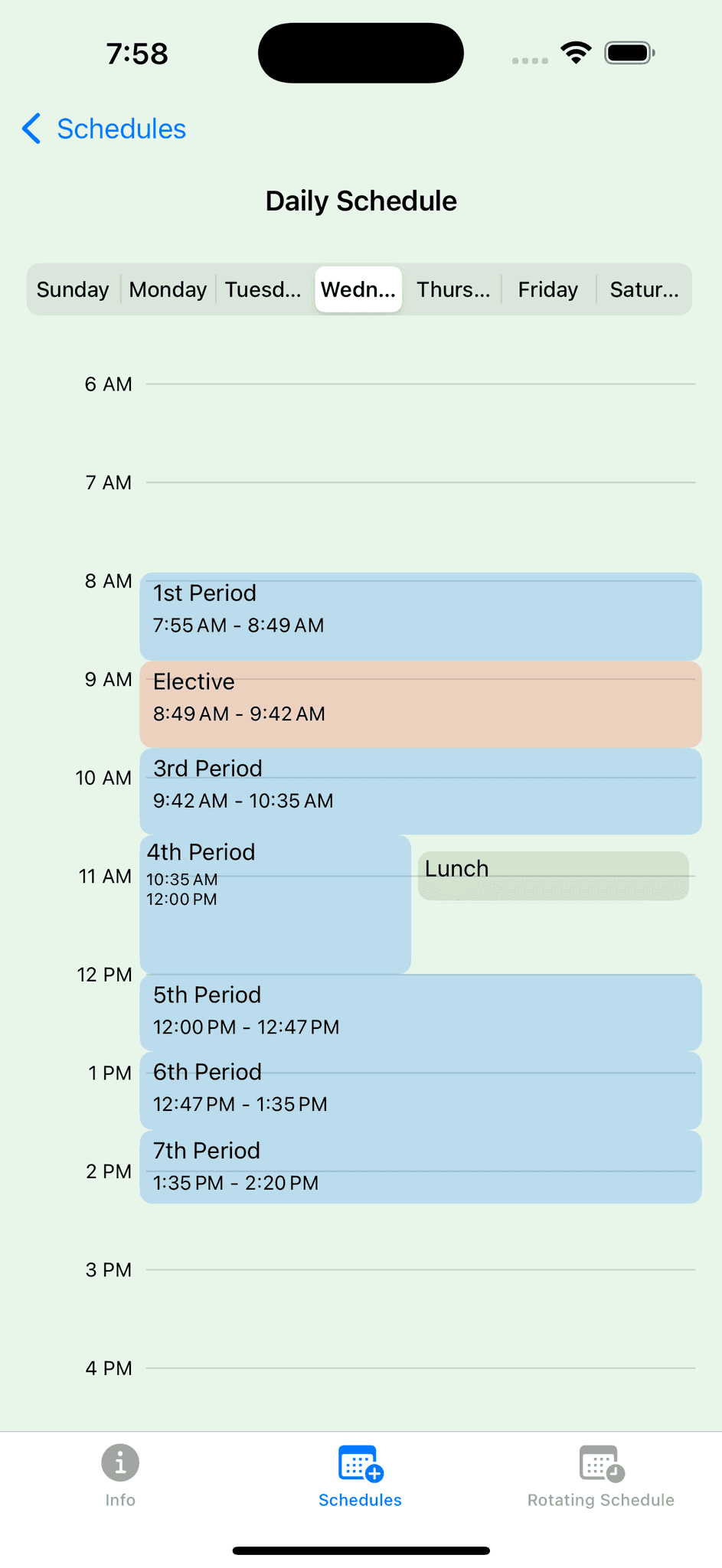 Screenshot 5 of iSchedulEDU