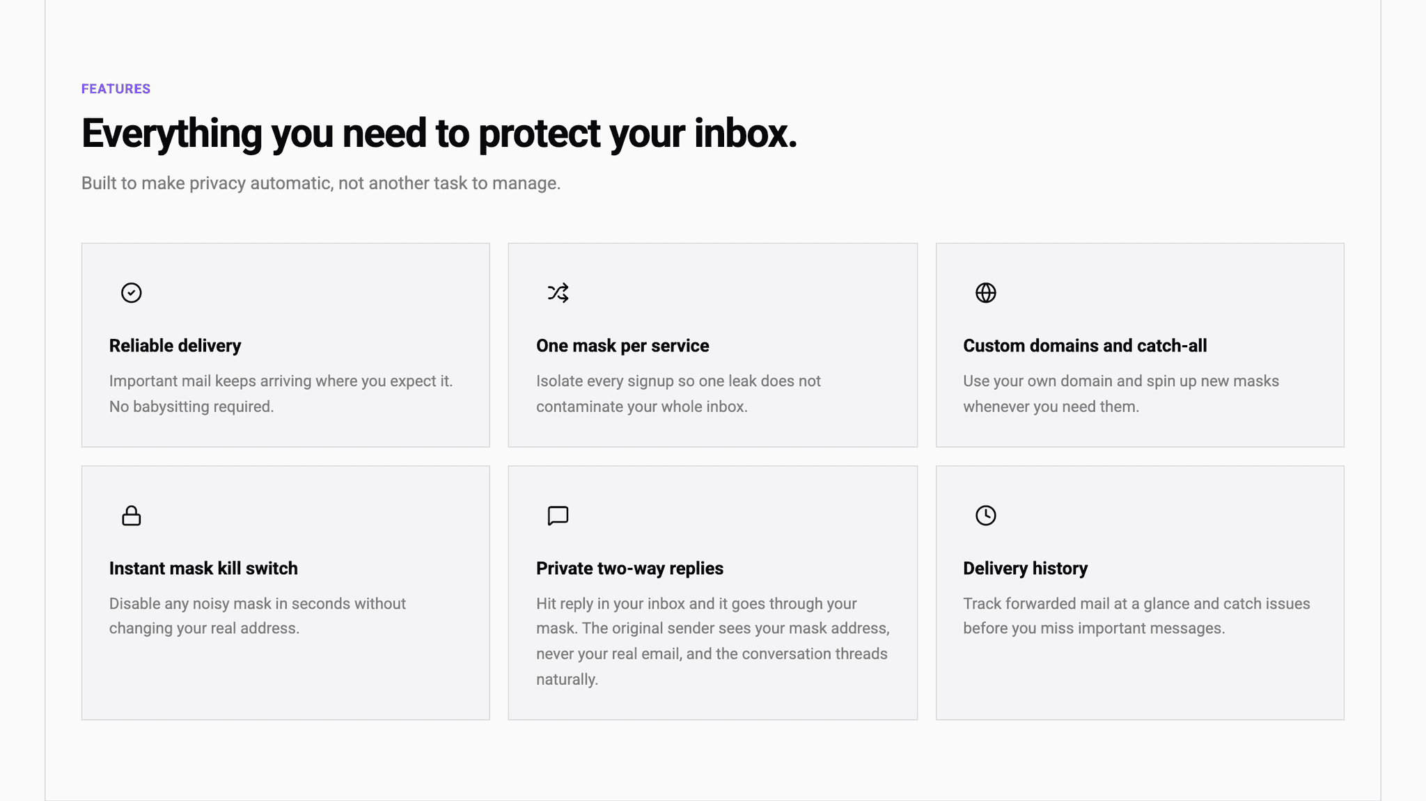 Screenshot 5 of Maskmail