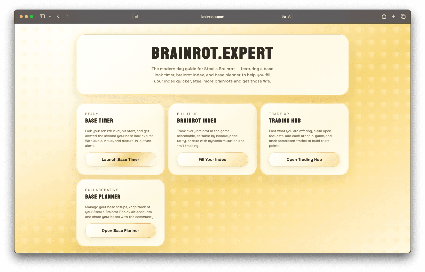 Screenshot 3 of brainrot.expert