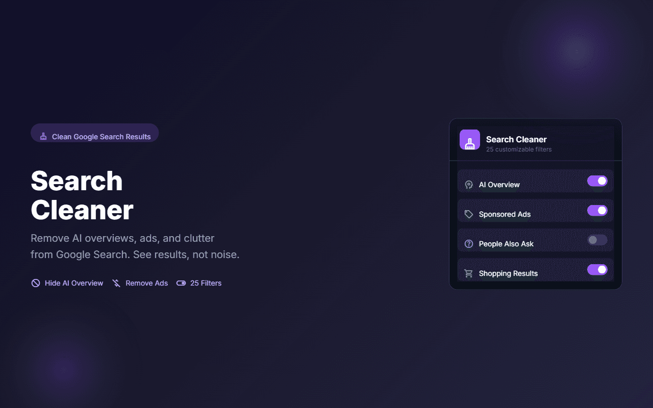 Screenshot 2 of Search Cleaner