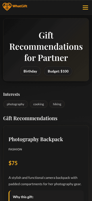 Screenshot 2 of WhatGift