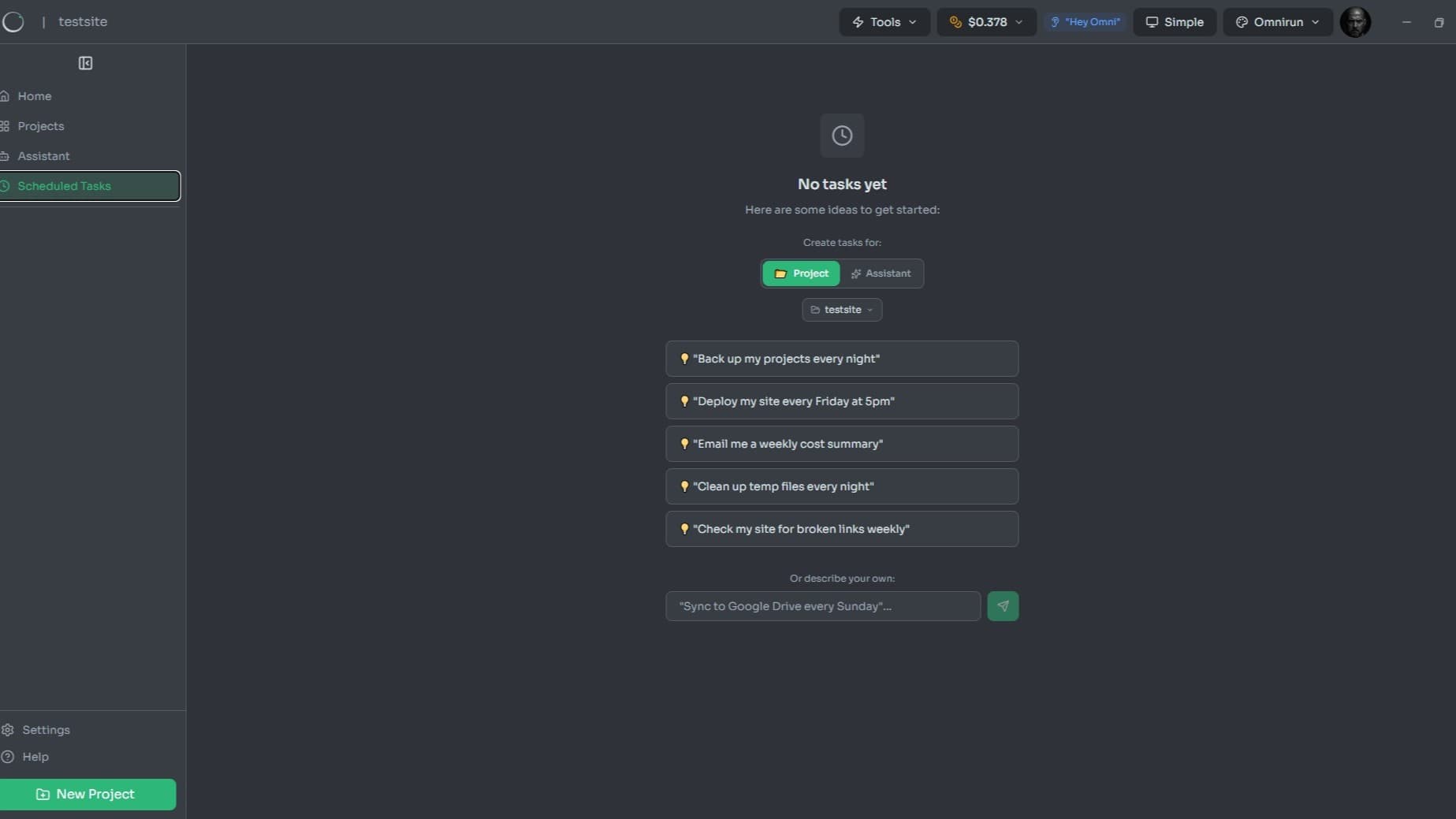 Screenshot 5 of omnirun