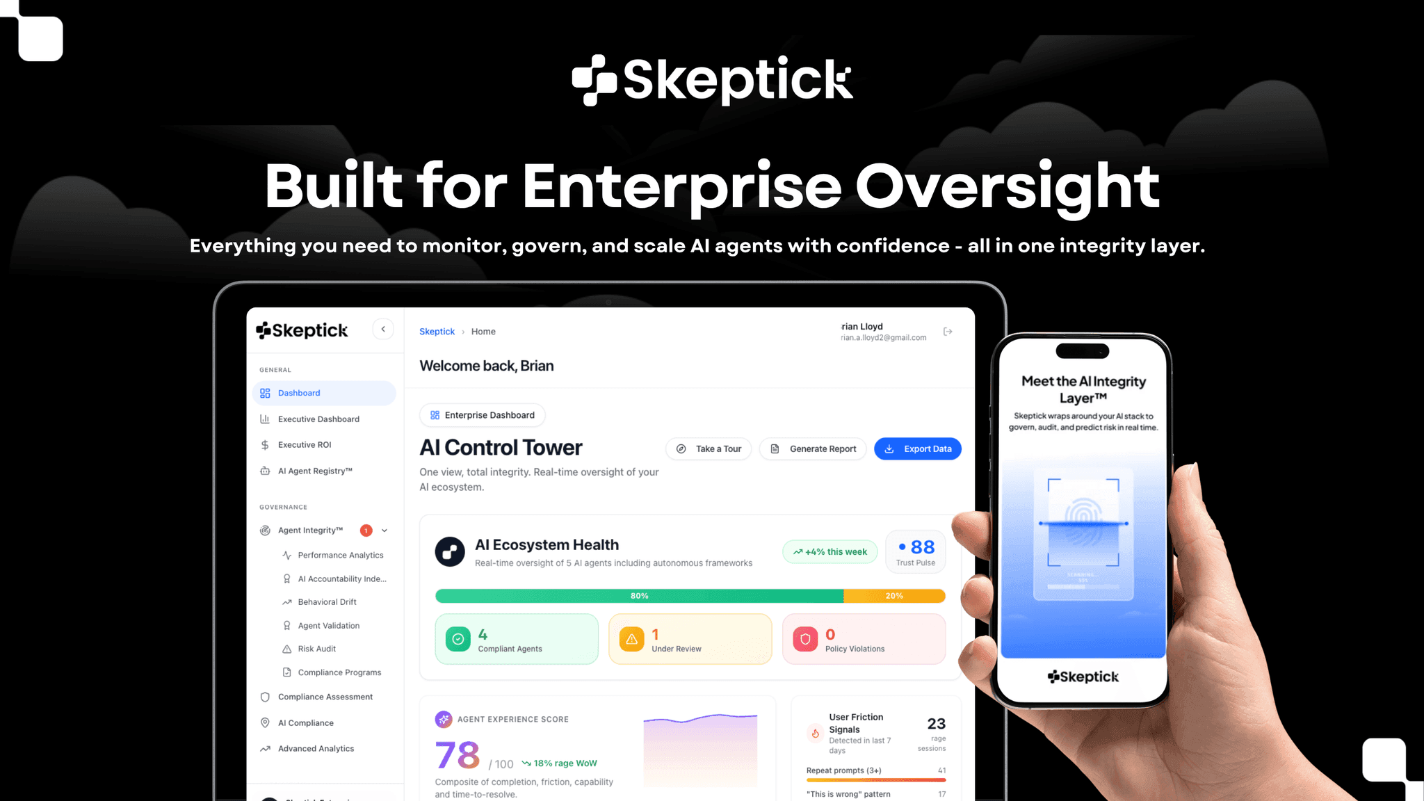Screenshot 1 of Skeptick AI