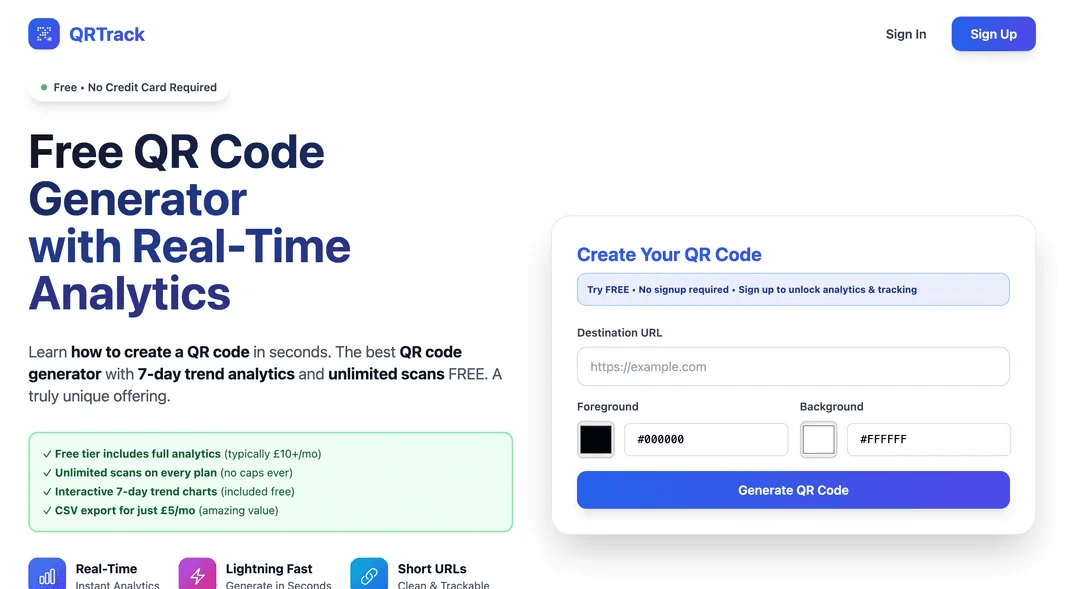 Screenshot 2 of QRTrack - QR Code With Analysis
