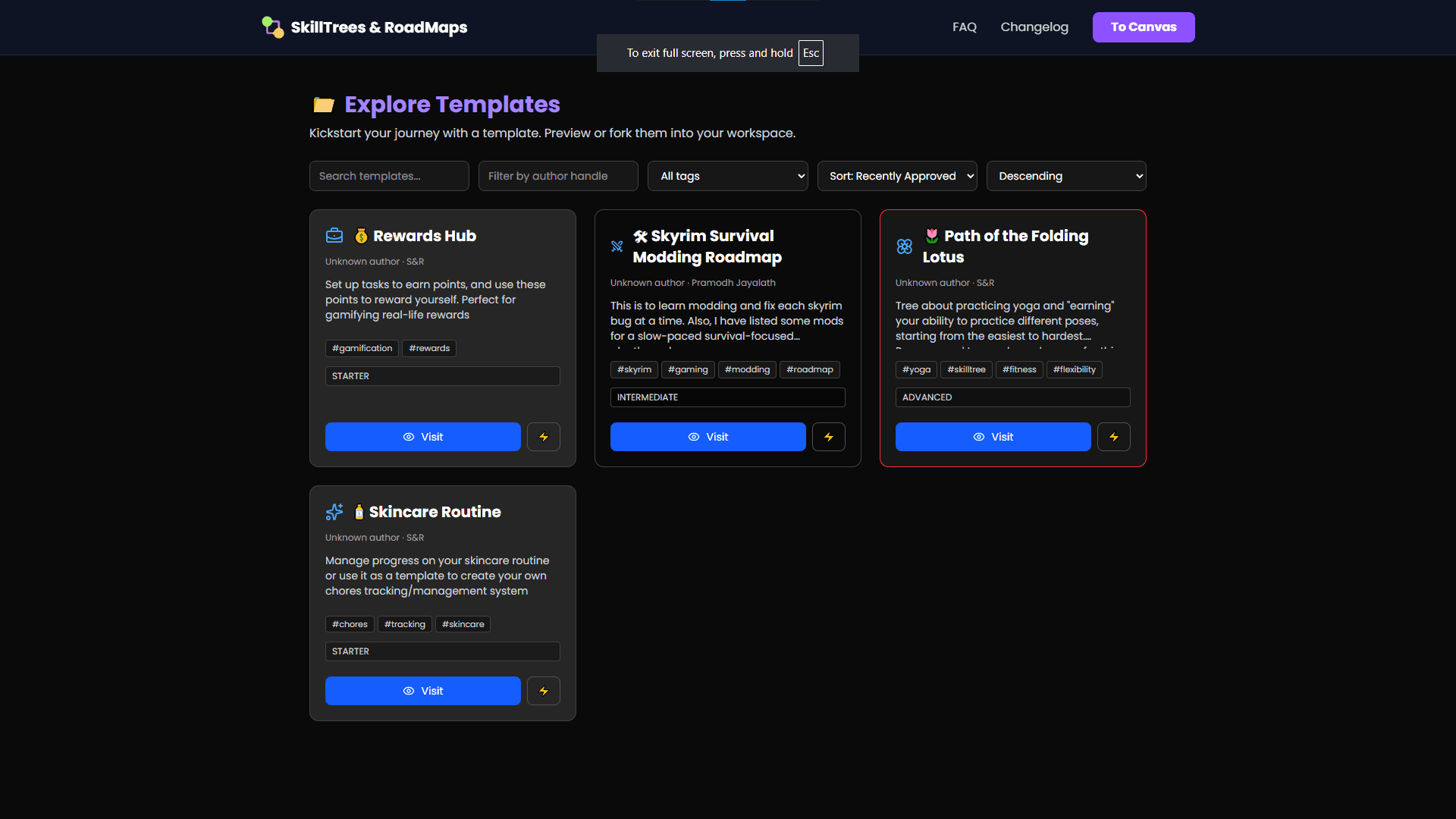 Screenshot 6 of SkillTrees & RoadMaps