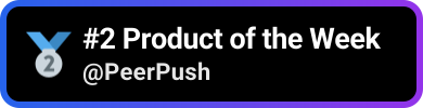 PeerPush badge for Collectors.place