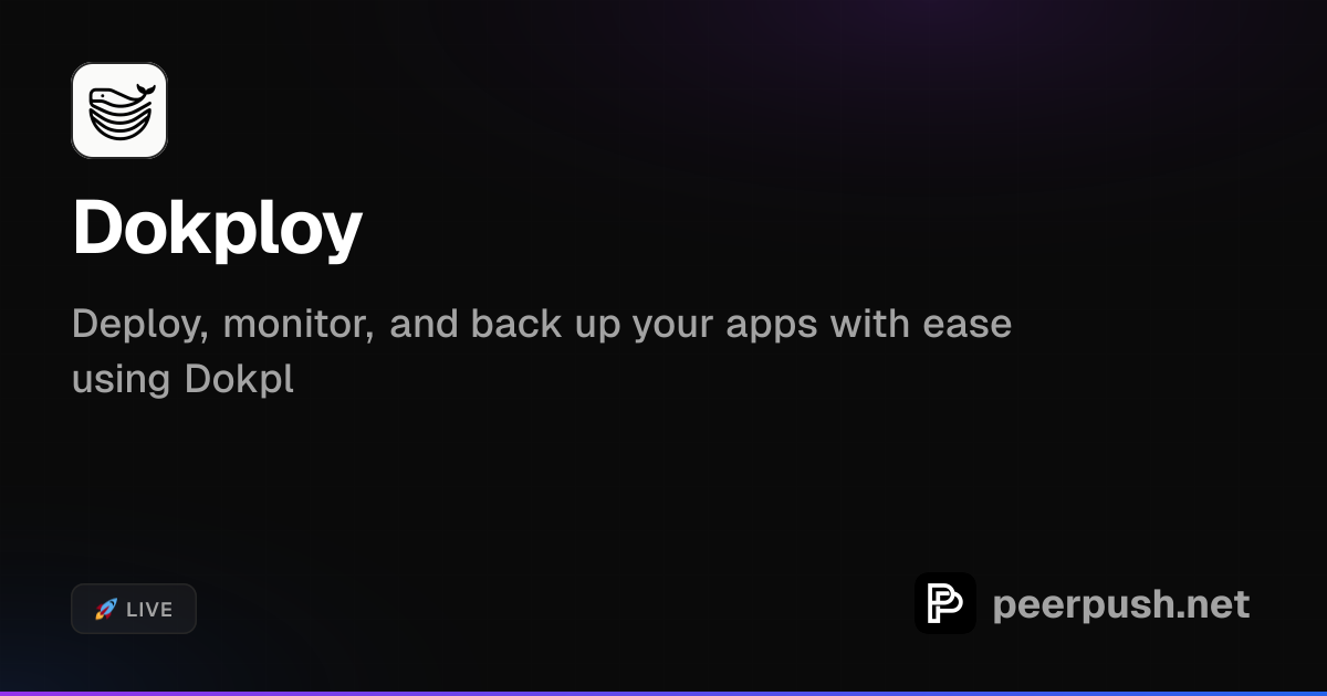 Dokploy | PeerPush