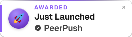 PeerPush badge for EngageOnX