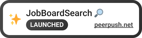 JobBoardSearch 🔎