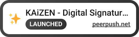 KAiZEN - Digital Signature Tool