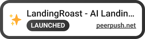LandingRoast - AI Landing Page Roaster