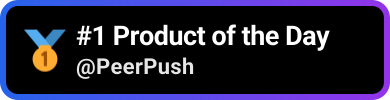 PeerPush badge for Lanes