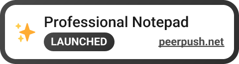 Professional Notepad