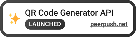 QR Code Generator API