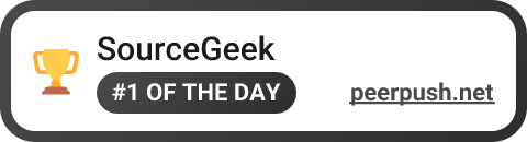 SourceGeek badge