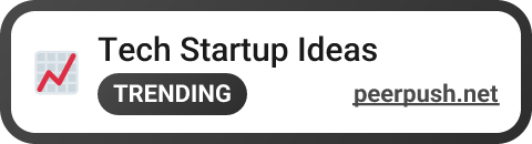 Tech Startup Ides