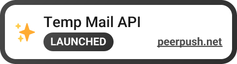 Temp Mail API