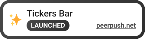 Tickers Bar