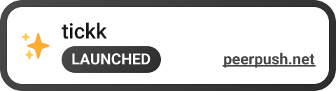 tickk badge
