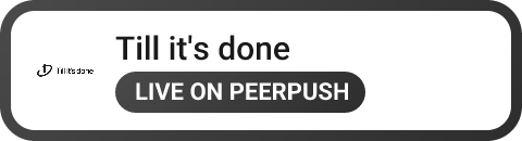 Till it's done