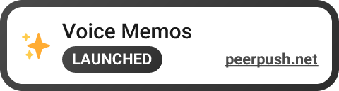 Voice Memos