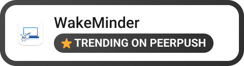 WakeMinder badge